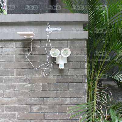 New solar lamp household solar human body induction double head light 22LED solar street lamp