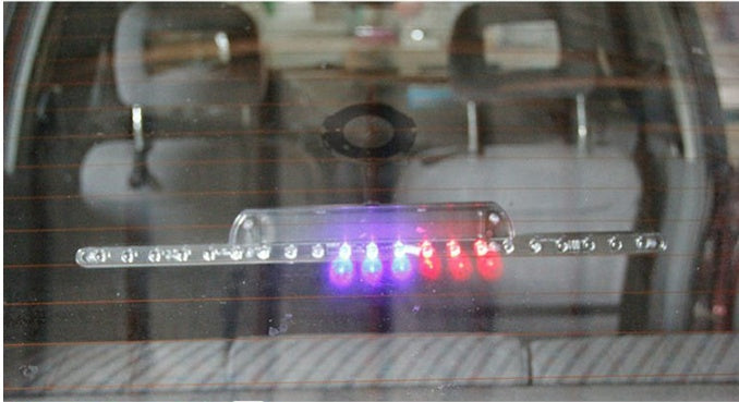 Car Accessories Modified Anti-collision Solar Warning Tail Light