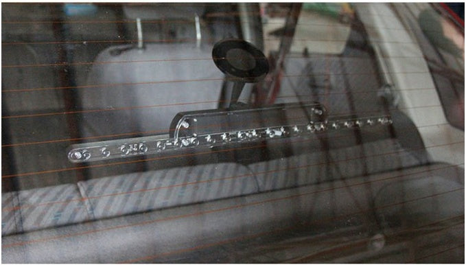 Car Accessories Modified Anti-collision Solar Warning Tail Light