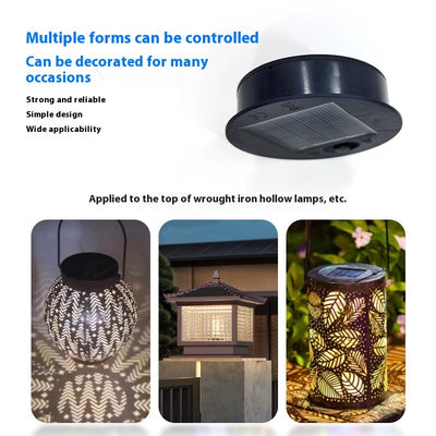 Solar Lithium Battery LED Highlight Lamp Bead Battery Box Accessories