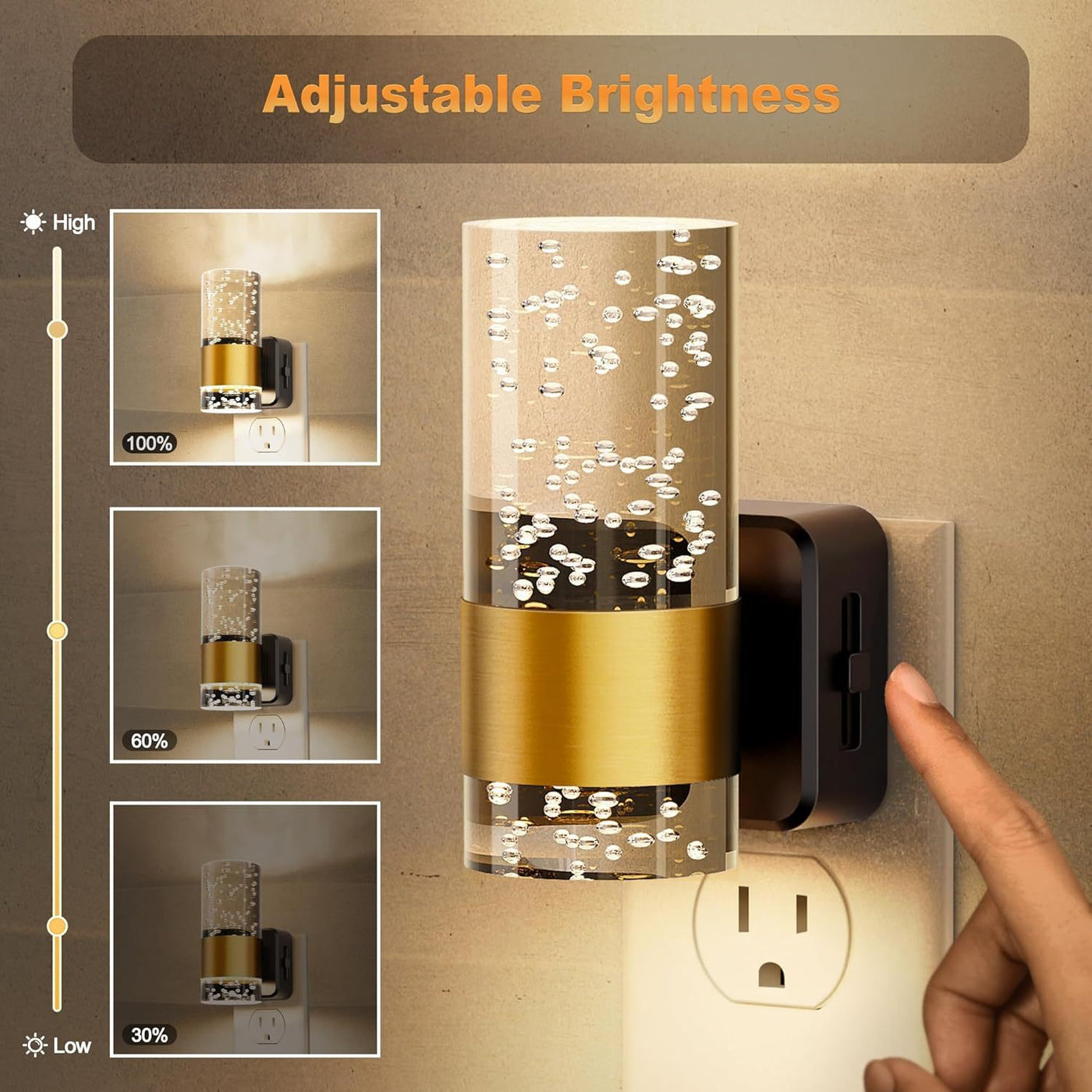 LED Wall-mounted Light Control Sensor Lamp